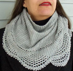 Malabrigo Silky Merino yarn pattern Madeline Shawl and Scarf