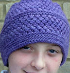 the Amanda hat free knitting pattern