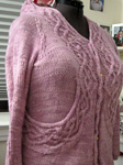 Luminen cabled cardigan