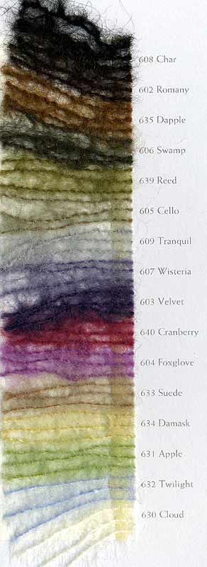 Jo Sharp Rare Comfort Kid Mohair color card