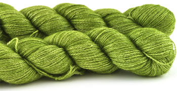 Malabrigo Merino Silkpaca Yarn color lettuce