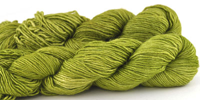 Malabrigo Silky Merino Yarn color lettuce