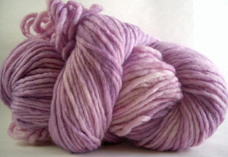 Malabrigo Worsted Merino Yarn, color orchid 34