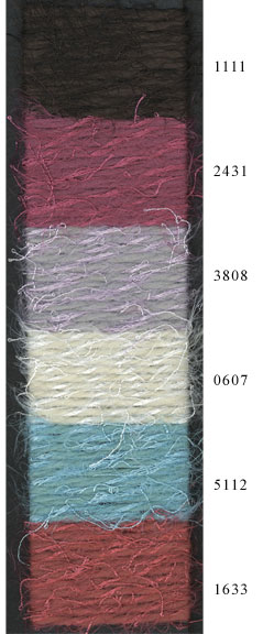 Adrienne Vittadini Antonia yarn color card