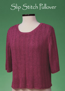 Vermont Fiber Designs knitting pattern - Slip Stitch Pullover