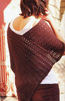 o Sharp Knitting Pattern Book Nine - Saturday. Poncho