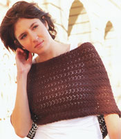 o Sharp Knitting Pattern Book Nine - Saturday Poncho