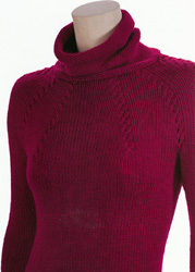 Adrienne Vittadini Fall Collection 2003 Vol 21 Trina cabled Yoke Pullover